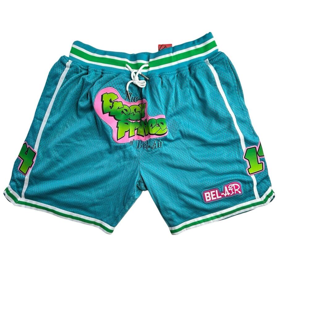 Fresh Prince of Bel Air Shorts Men's Large L Basketball Headgear Classics New
